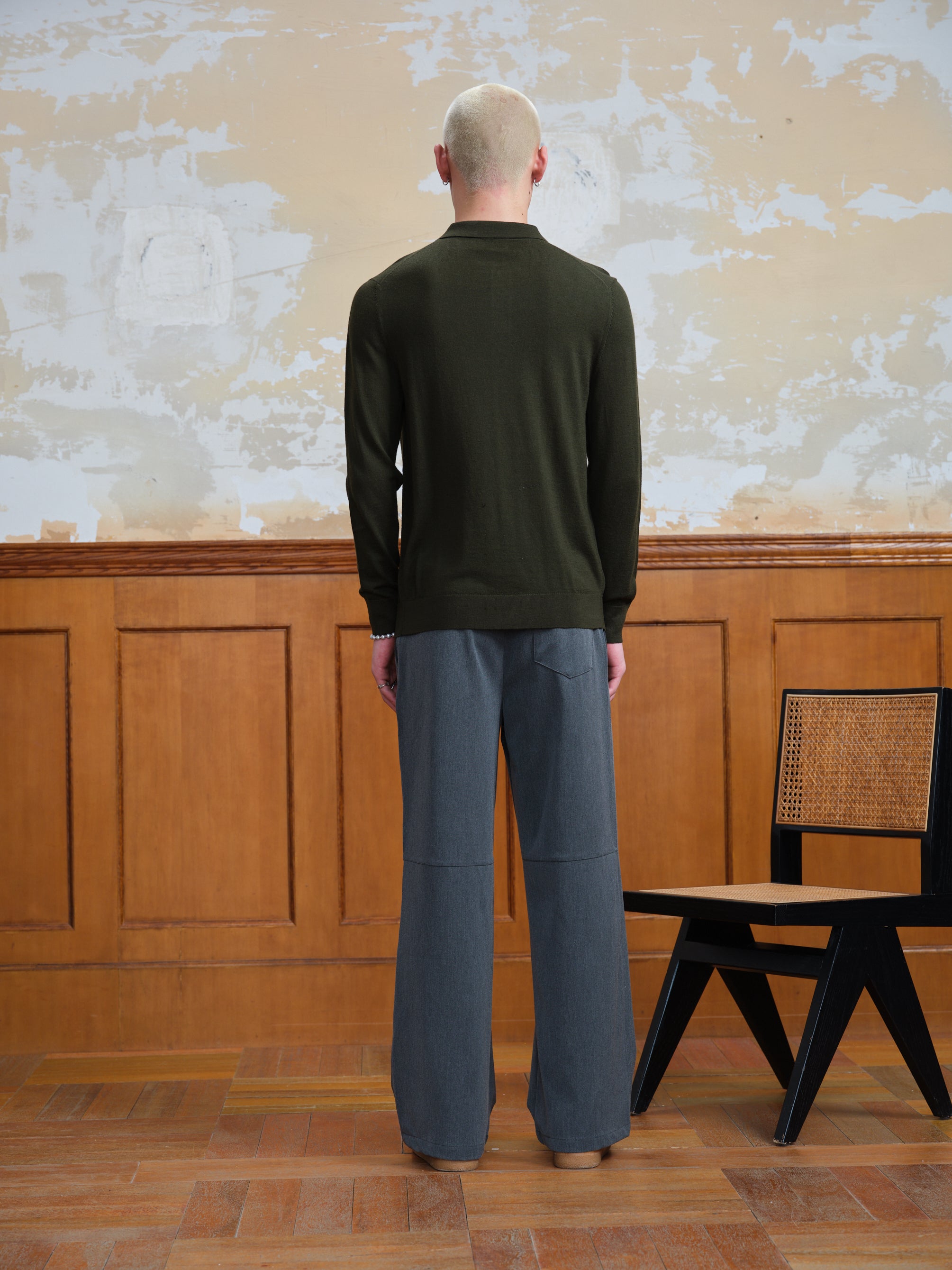 Merino Long Sleeve Polo-5