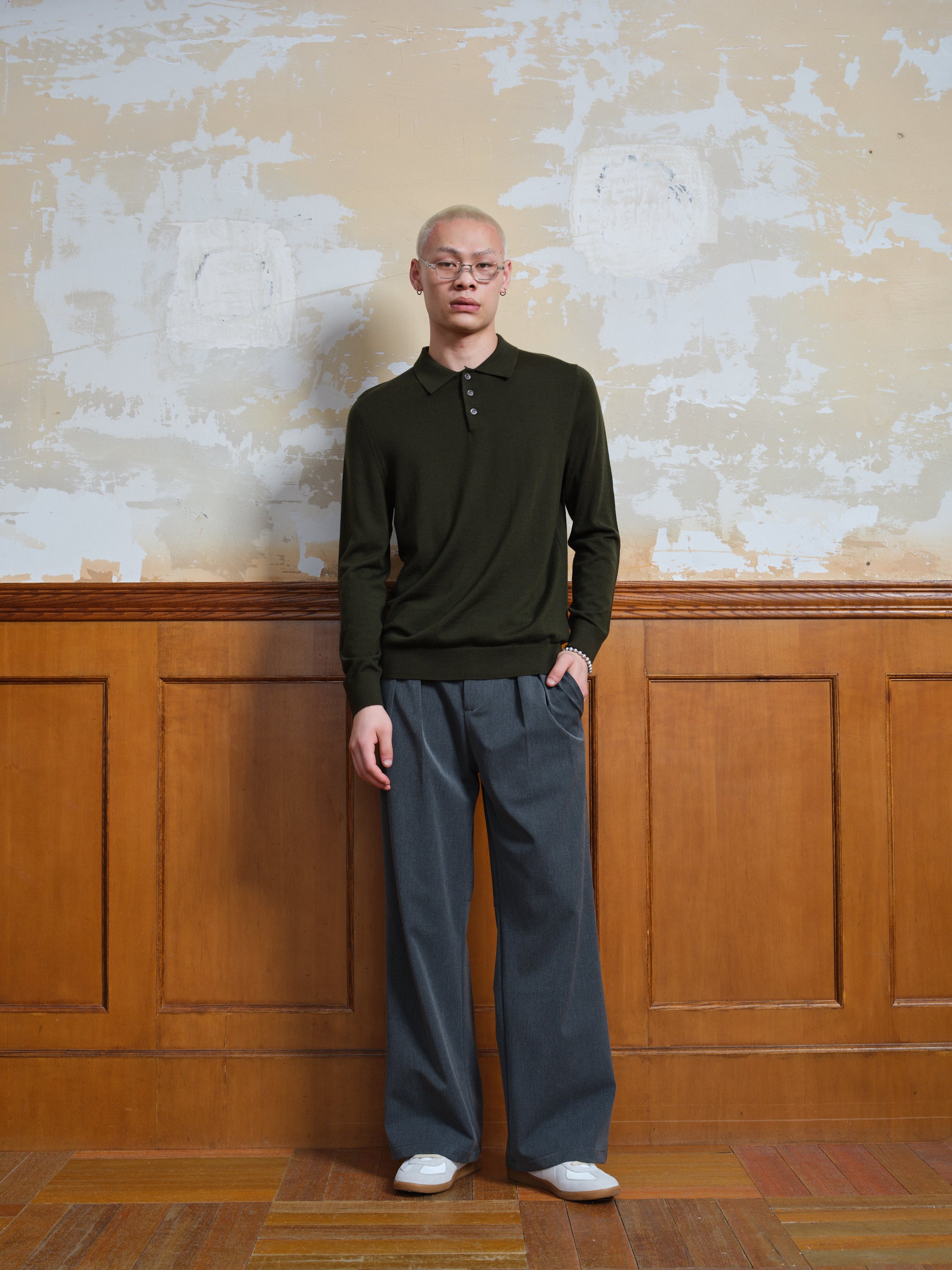 Merino Long Sleeve Polo-2