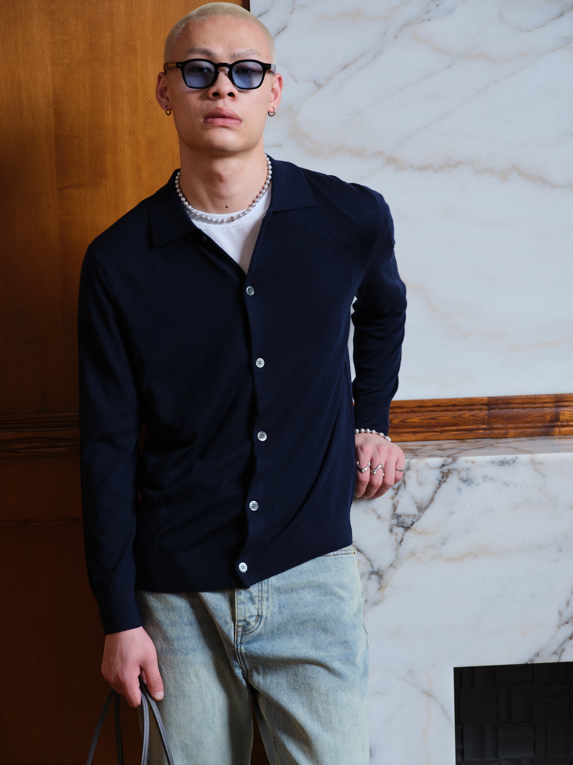 Polo Cardigan