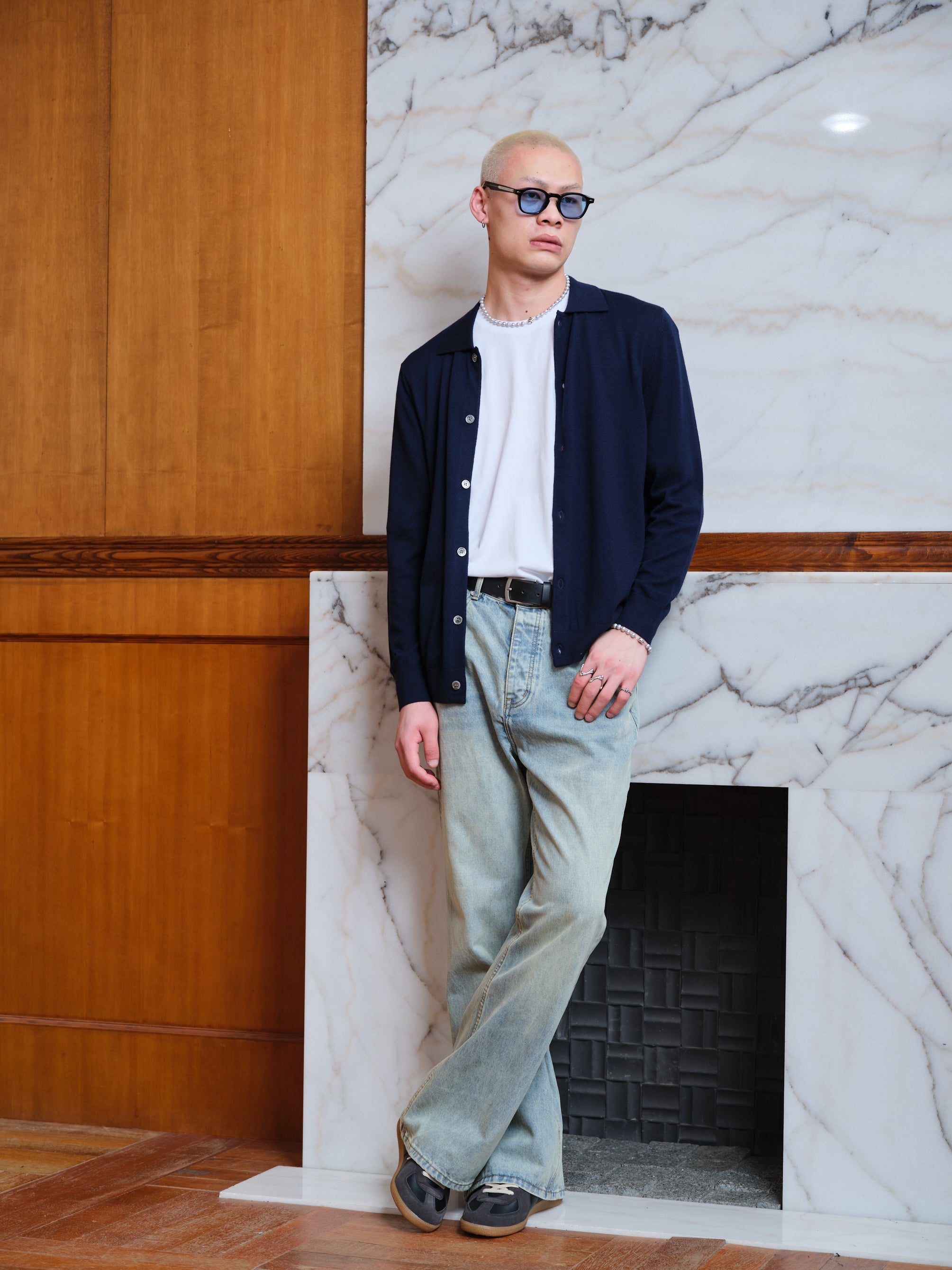 Polo Cardigan-5