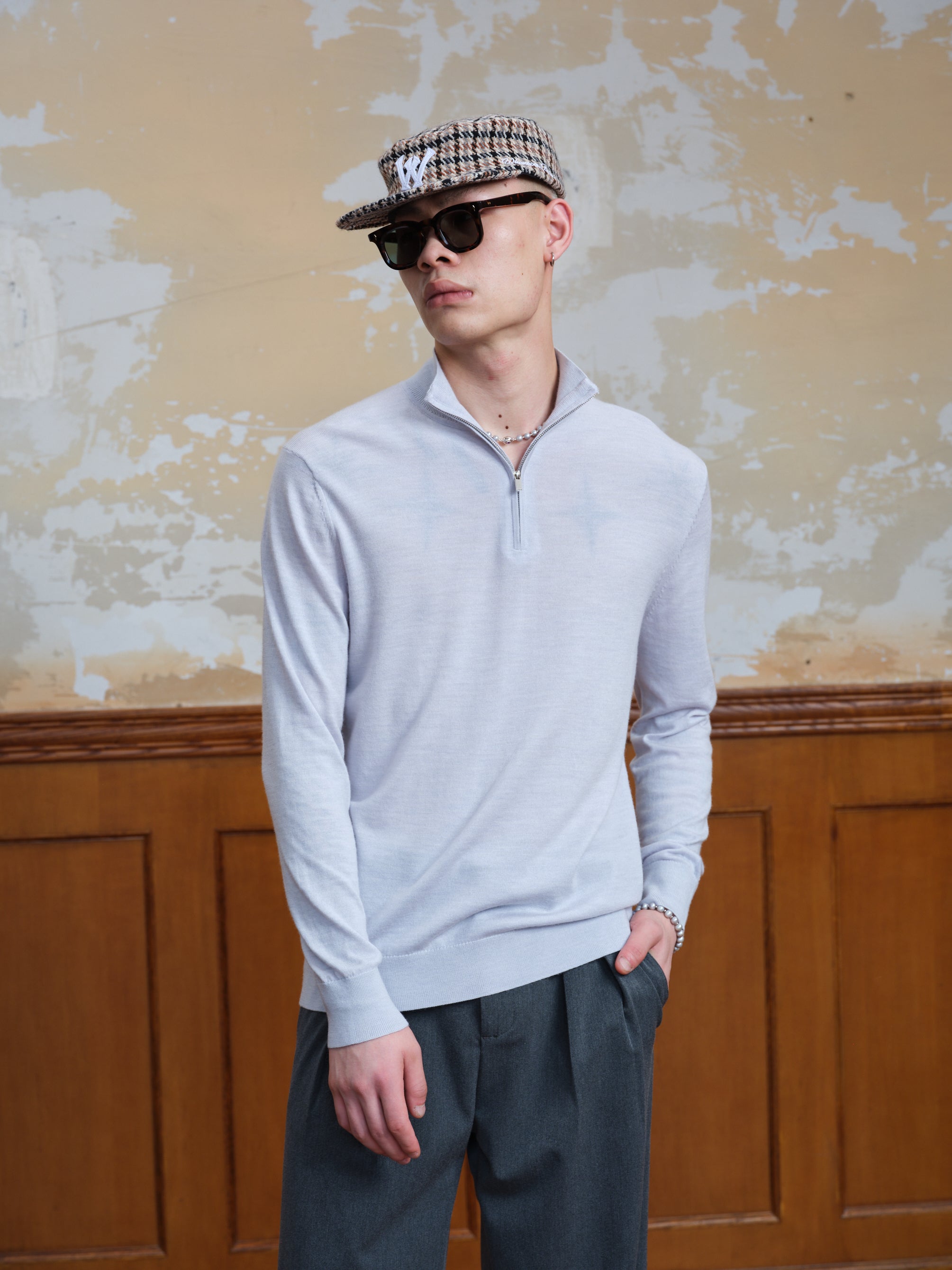 Quarter Zip Sweater-4