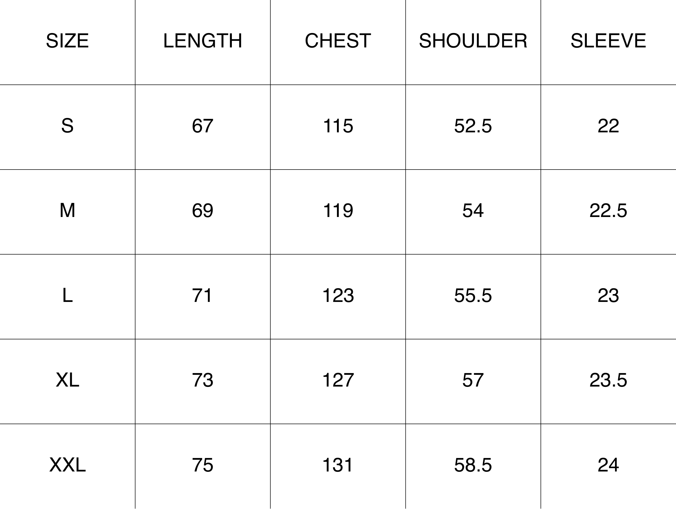 Size Guide